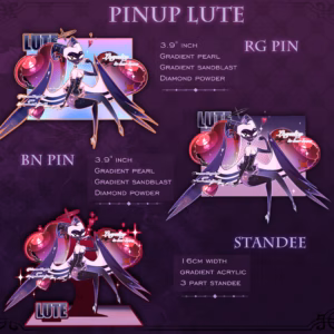 [PRE-ORDER] Hazbin Hotel Pinup Lute